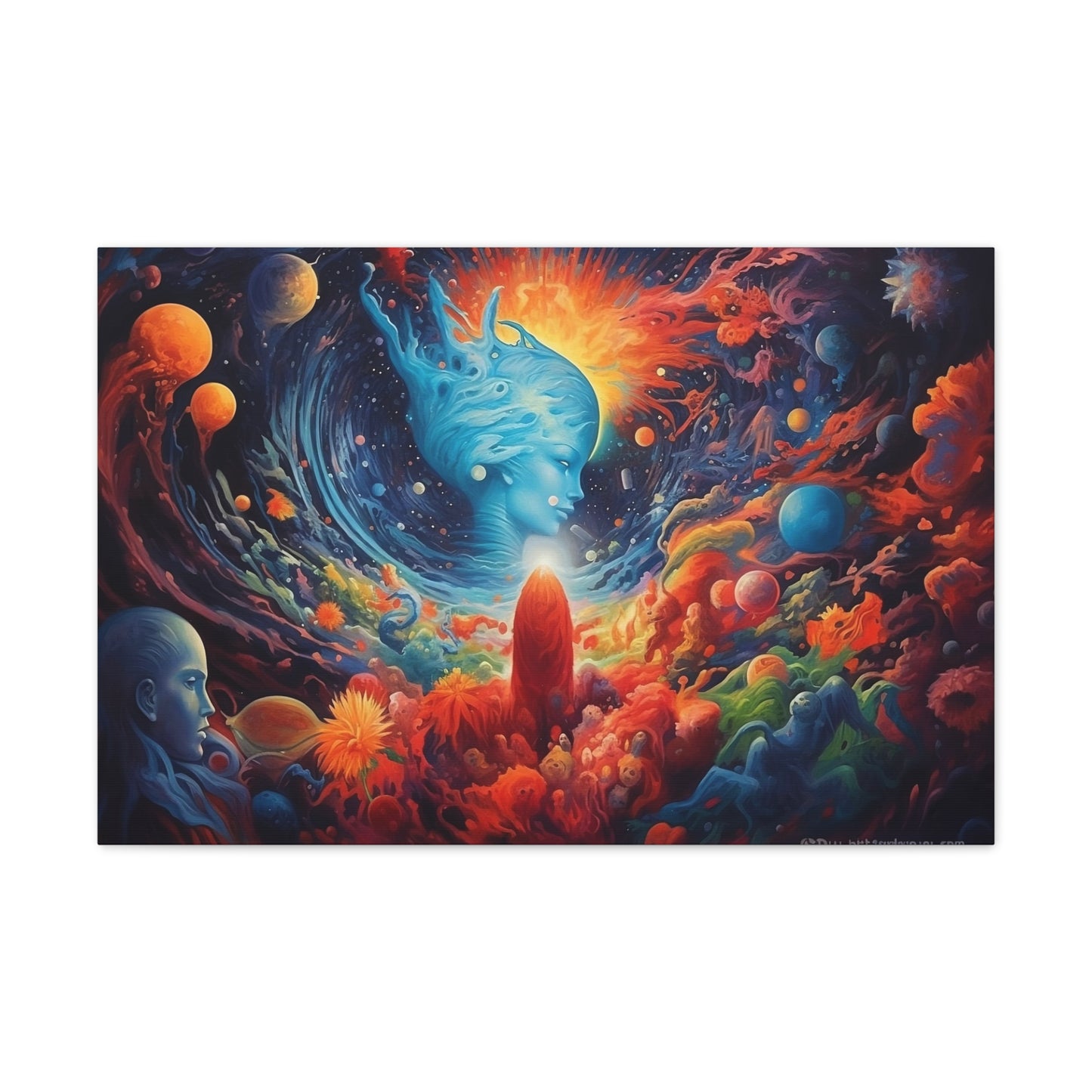 Psychedelic Interdimensional Time & Space Canvas Art Part II