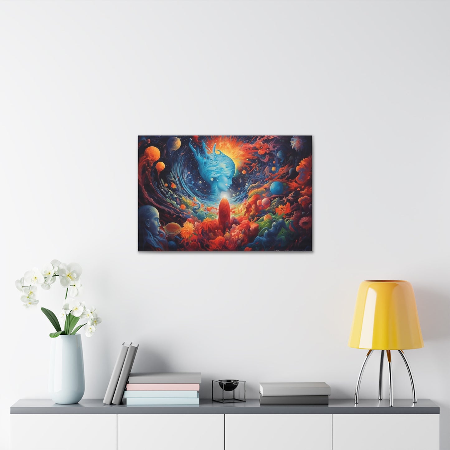 Psychedelic Interdimensional Time & Space Canvas Art Part II