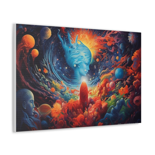 Psychedelic Interdimensional Time & Space Canvas Art Part II