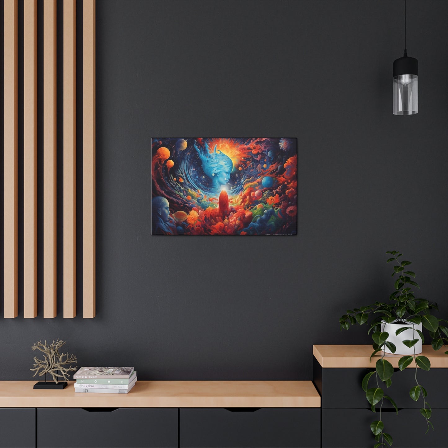 Psychedelic Interdimensional Time & Space Canvas Art Part II