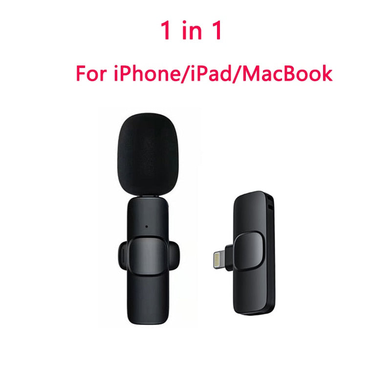 Wireless Lavalier Microphone for Type-C/iPhone