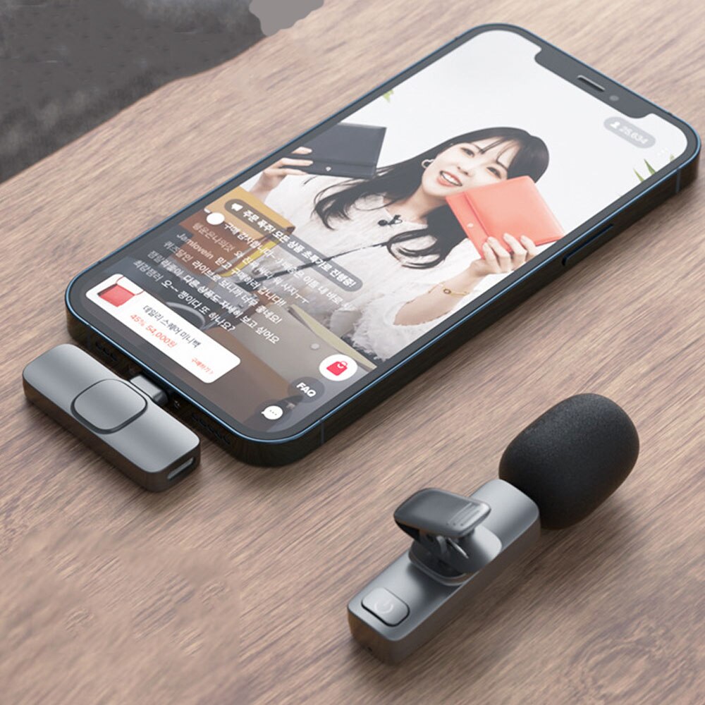 Wireless Lavalier Microphone for Type-C/iPhone