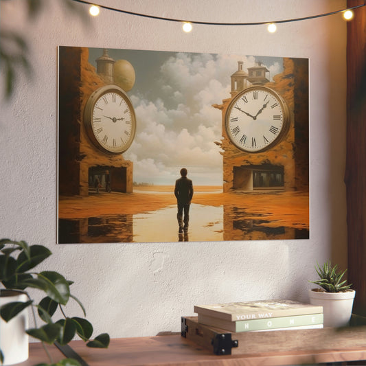 Inception of Time Midjourney Art - Aluminum Composite Panels