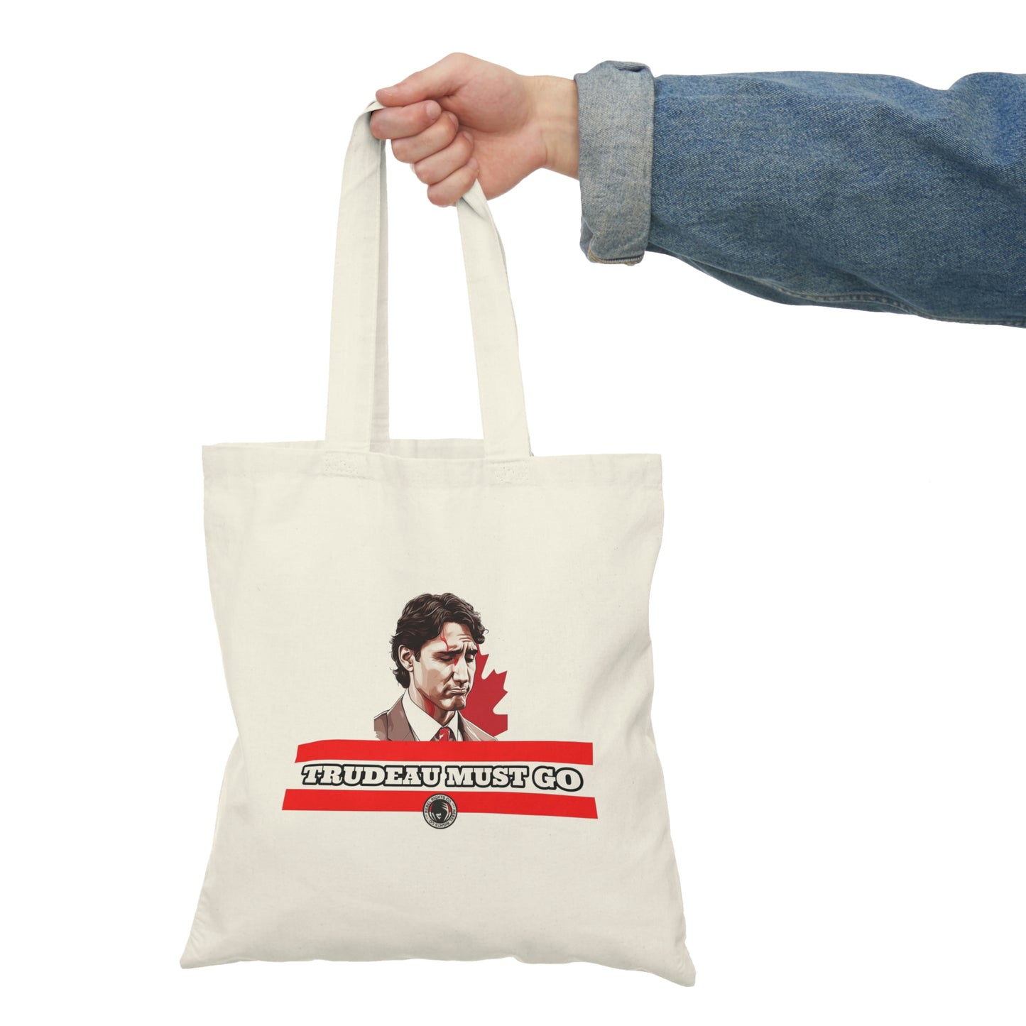 Trudeau Must Go Natural Tote Bag