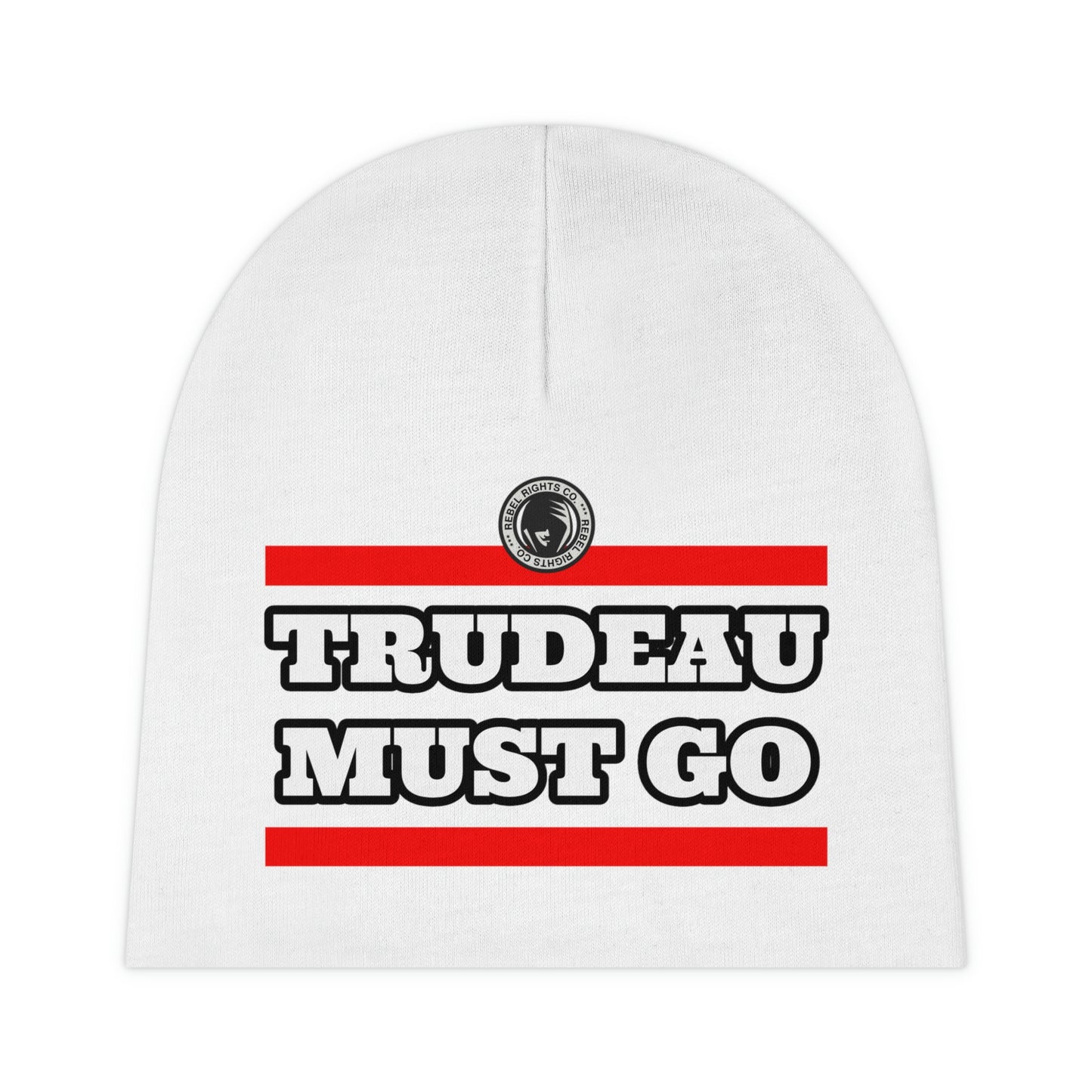 Trudeau Must Go Baby Beanie