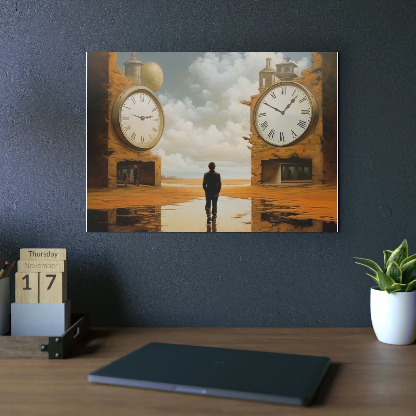 Inception of Time Midjourney Art - Aluminum Composite Panels