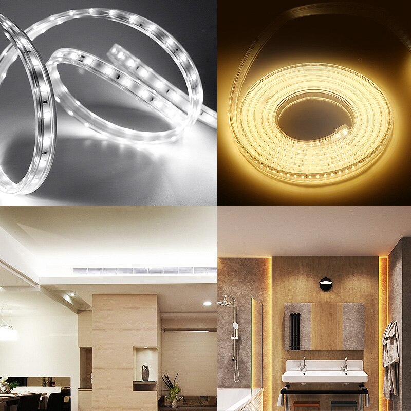 Waterproof 220V LED Strip White