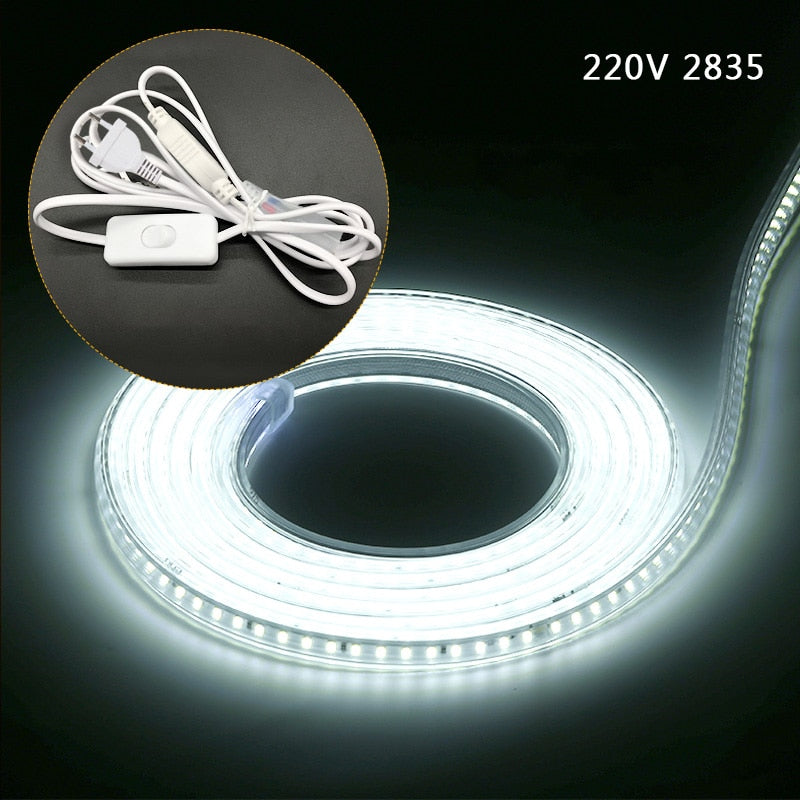 Waterproof 220V LED Strip White