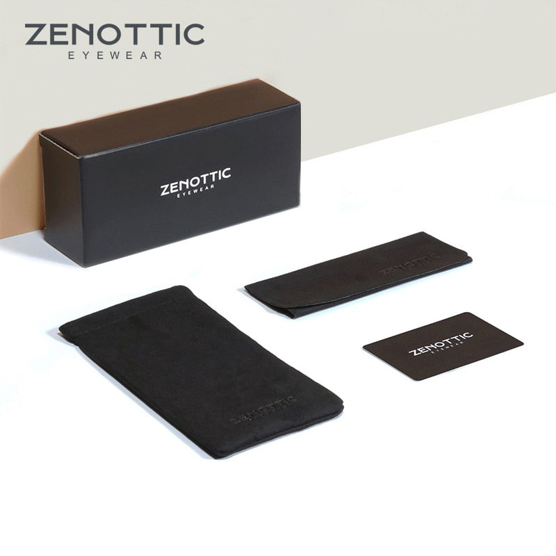 ZENOTTIC Metal Pilot Polarized Men Sunglasses