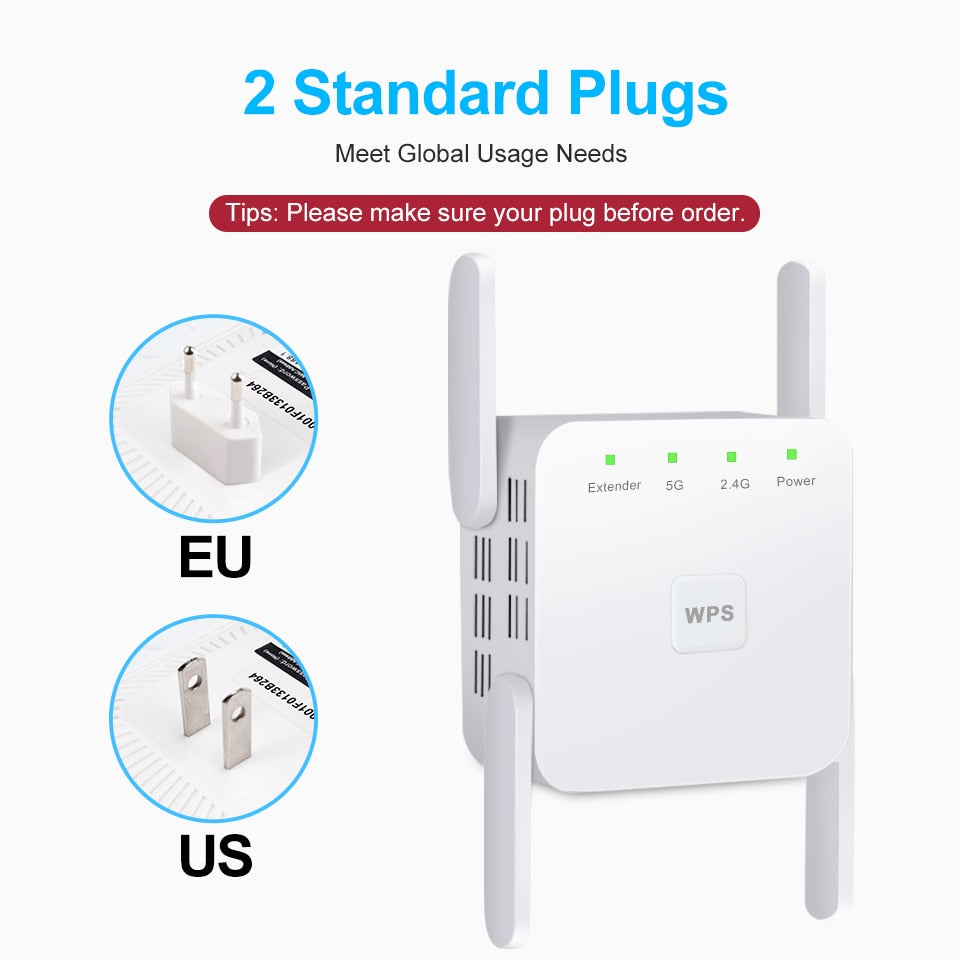 WiFi Extender Repeater Dual Range