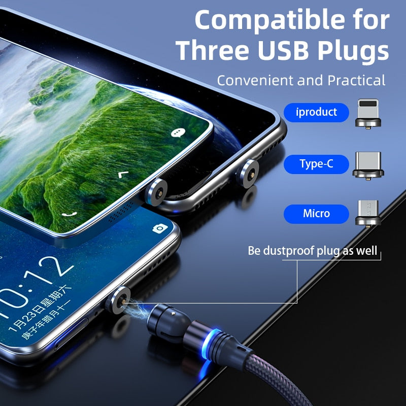 Magnetic USB Fast Charging Cable Type C