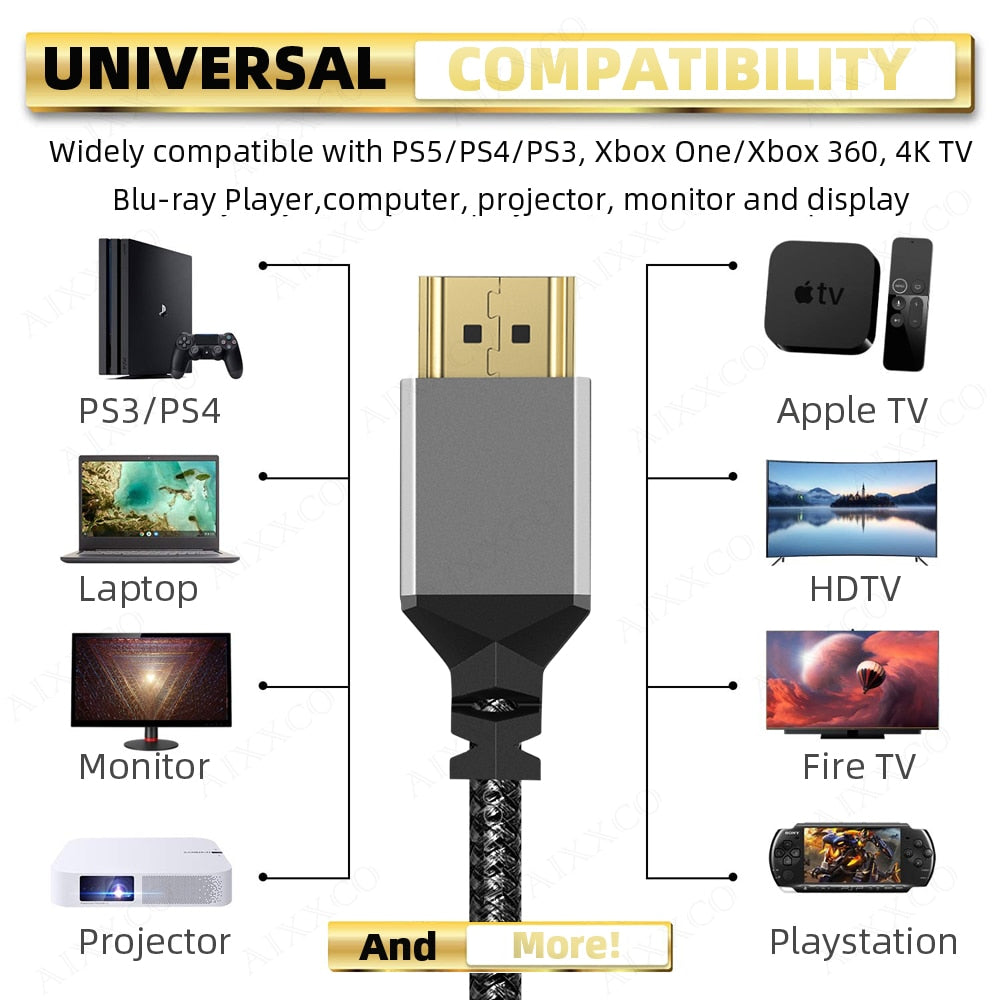 HDMI Cable 4K 60Hz - Free Shipping