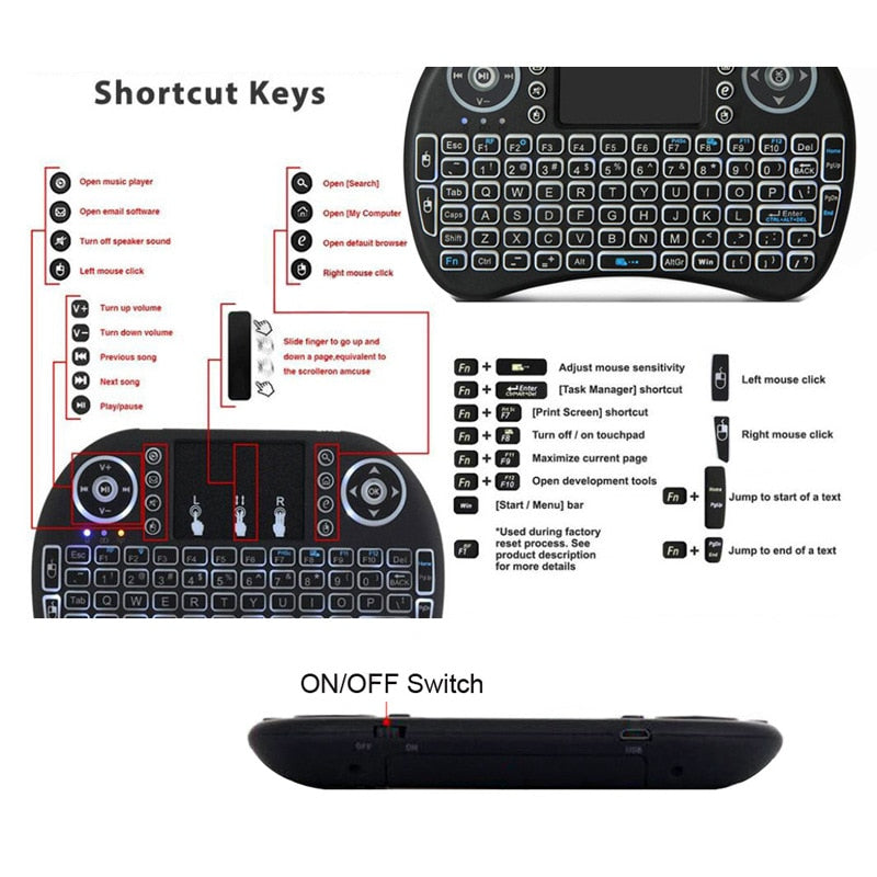 Wireless Mini Keyboard