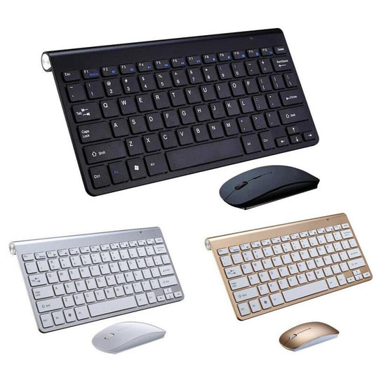 Mini Wireless Keyboard And Mouse Set