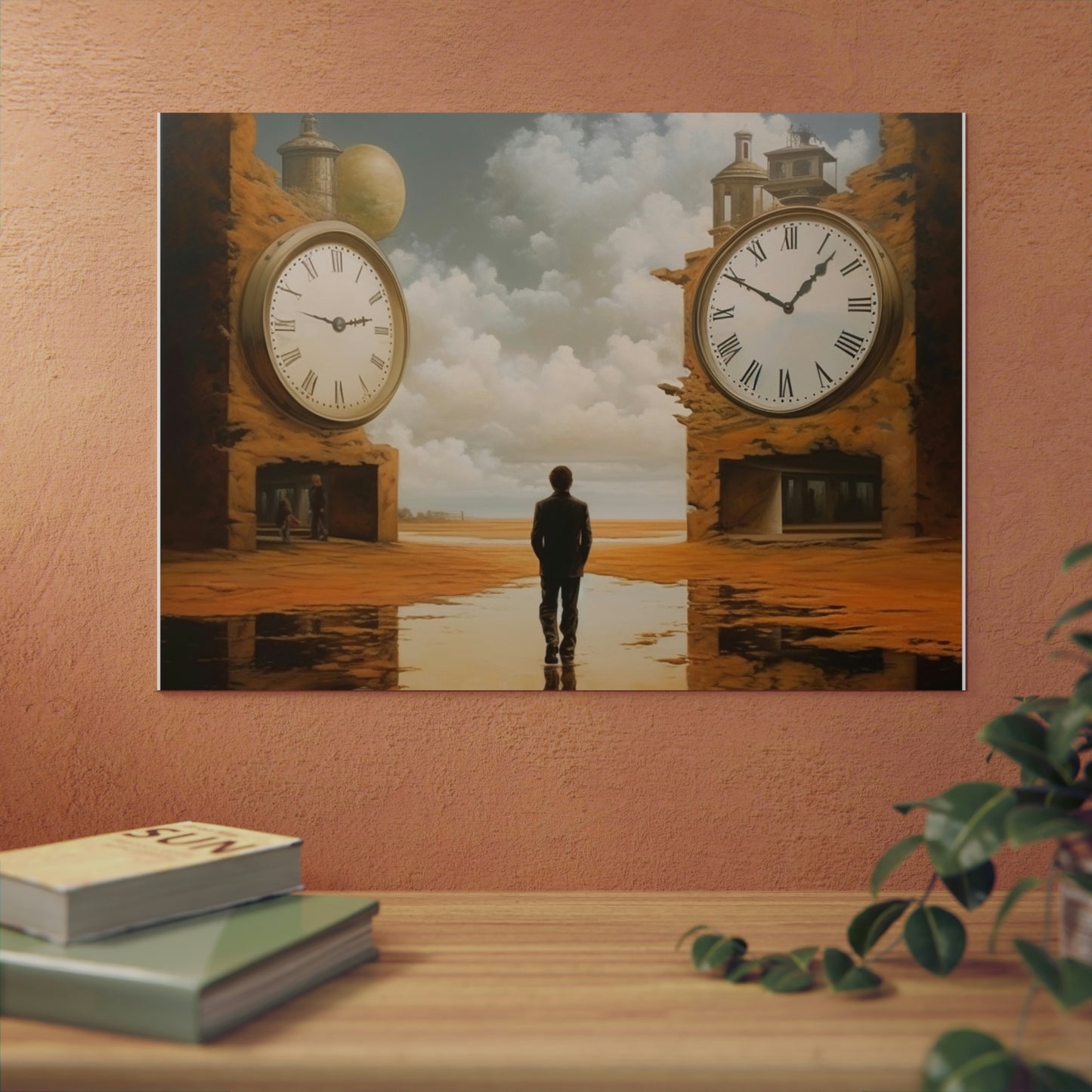 Inception of Time Midjourney Art - Aluminum Composite Panels