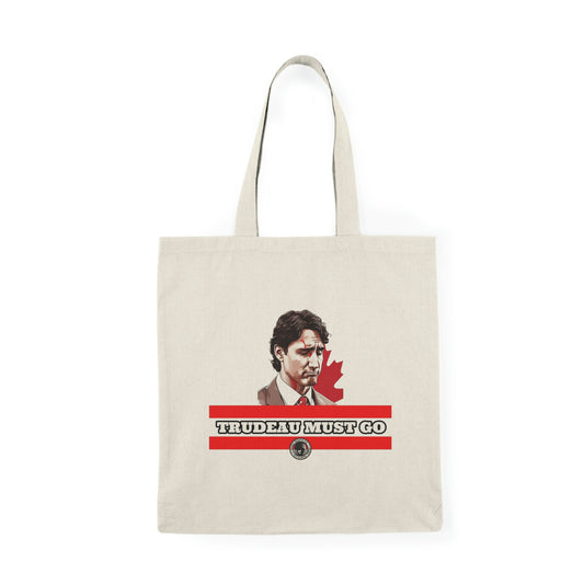 Trudeau Must Go Natural Tote Bag